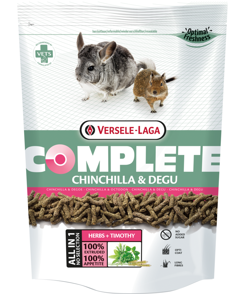 Versele Laga Complete Chinchilla & Degu- pre činčily a osmákov 500 g
