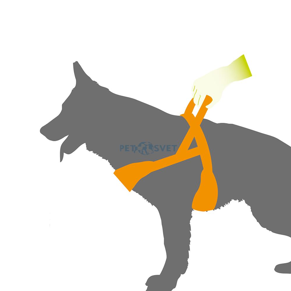 Ferplast Sport Dog postroj pre psa L žltý