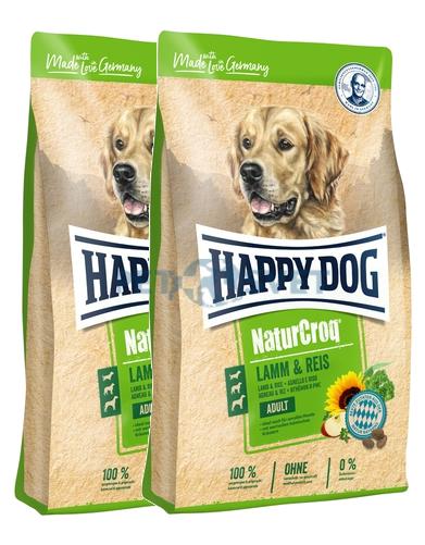 2x Happy Dog NaturCroq Lamm & Reis 15 Kg + DOPRAVA ZDARMA