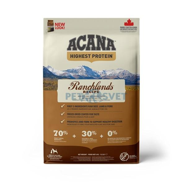 Acana Ranchlands Dog Recipe 11,4 kg + DOPRAVA ZDARMA