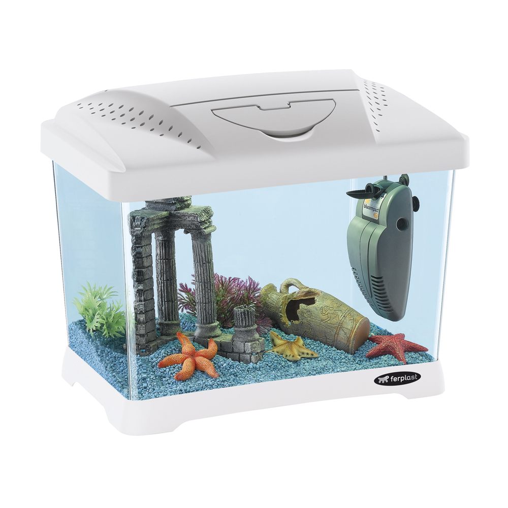 Ferplast plastové akvárium Capri Junior White + DOPRAVA ZDARMA