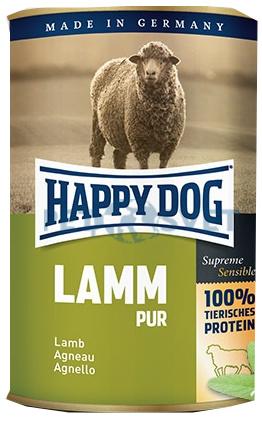 Happy Dog konzerva pre psy Lamm pur s jahňacím mäsom 400g
