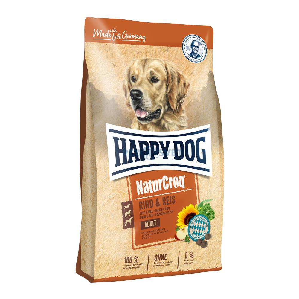 Happy Dog NaturCroq Original Rind&reis 15 Kg