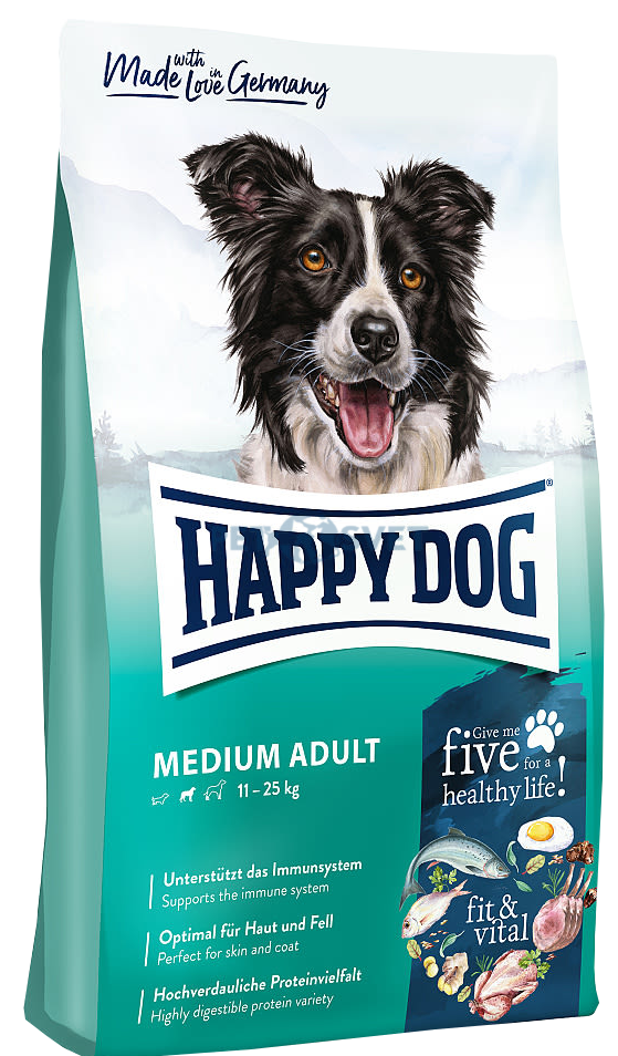 Happy Dog Fit & Vital adult medium 12 Kg + DOPRAVA ZDARMA