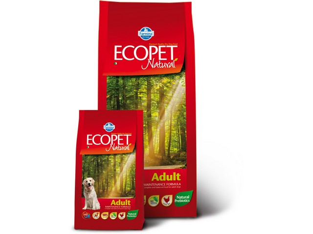 ECOPET N dog adult medium 12 kg + 2 kg ZDARMA