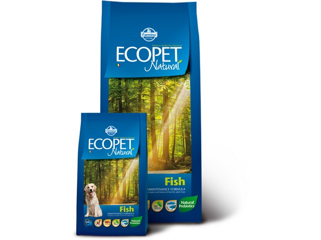 ECOPET N dog fish medium 12 kg + 2 kg + DOPRAVA ZDARMA
