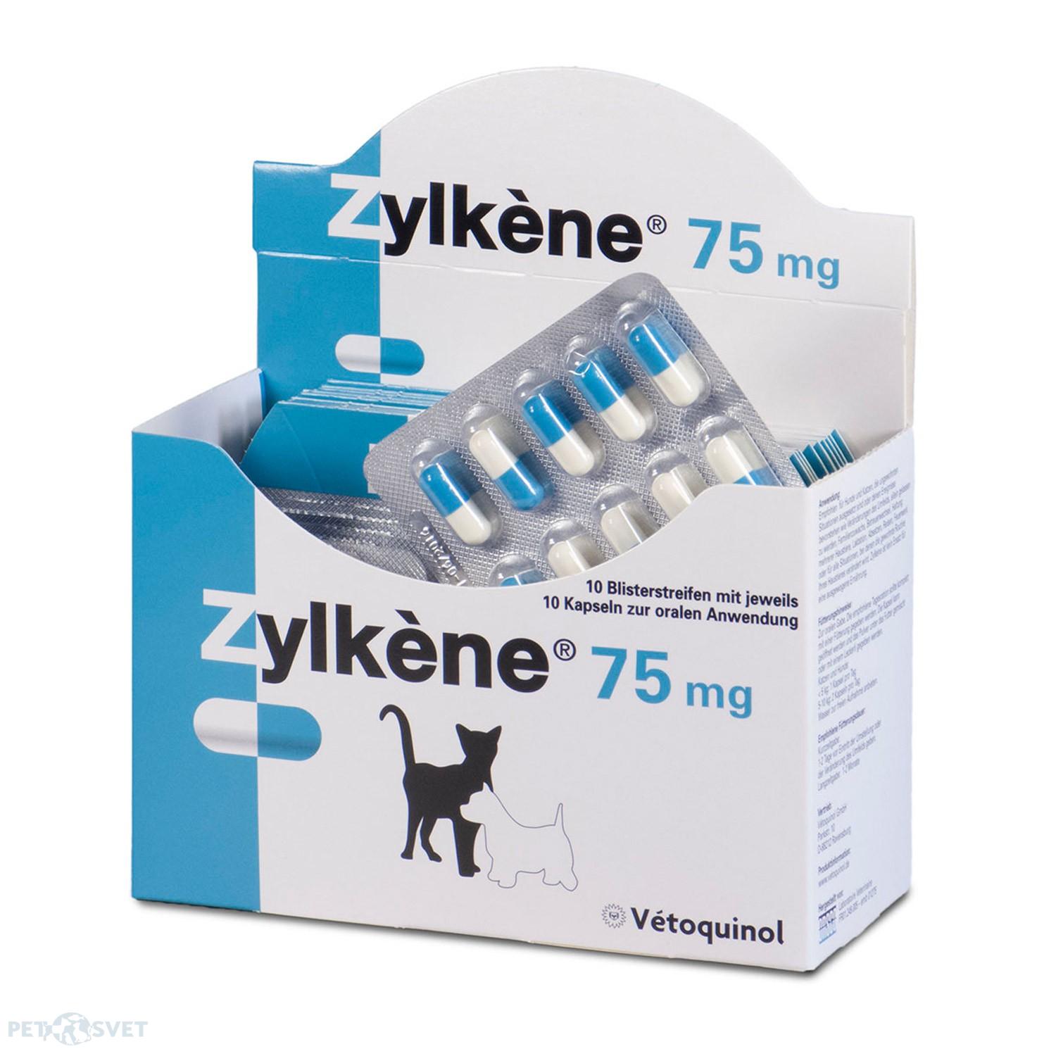 Zylkéne na prekonanie stresu u psov a mačiek 75 mg  10 x 10 kapsúl