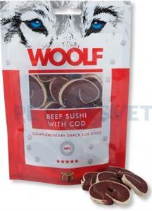 Woolf Dog Beef Sushi & Codfish 100 g