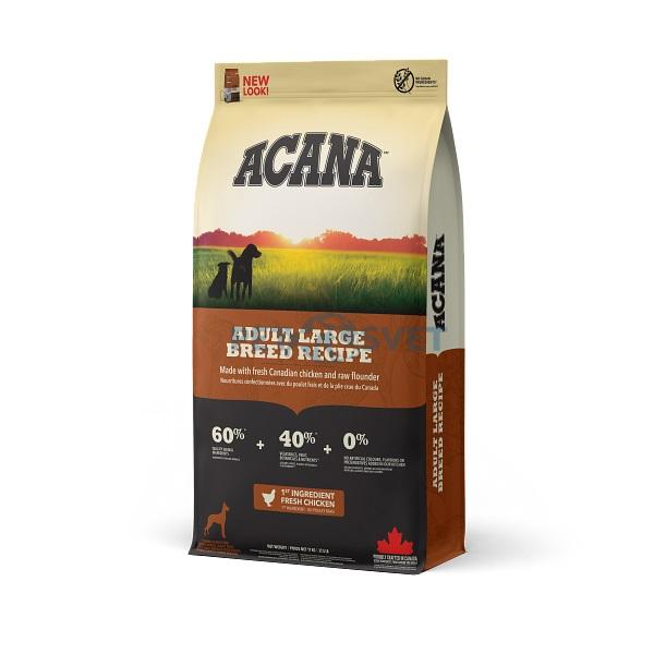 Acana adult large breed Recipe 17 kg + DOPRAVA ZDARMA