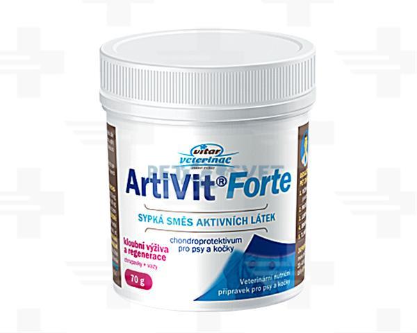 Artivit Forte kĺbová výživa pre psy a mačky prášok 70g