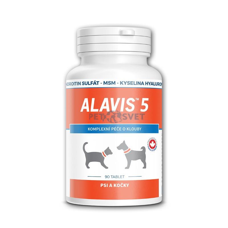 Alavis 5 Komplexná kĺbová výživa pre psy a mačky 90 tabliet 