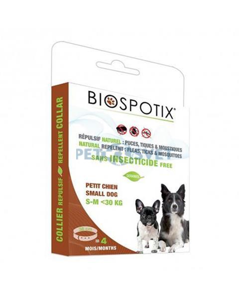 BIOGANCE Biospotix Small dog S-M Obojok s repelentným účinkom 38 cm (do 30 kg)