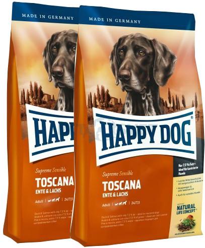2x Happy Dog Supreme Sensible Toscana 12,5 Kg + DOPRAVA ZDARMA
