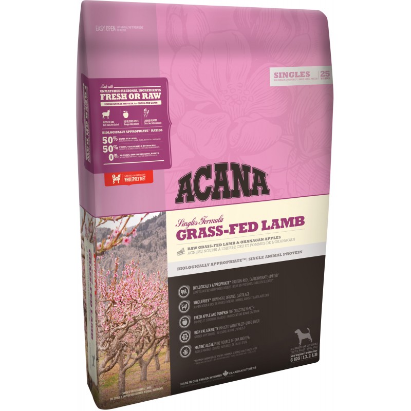 Acana Grass-Fed Lamb Singles 17 kg + DOPRAVA ZDARMA