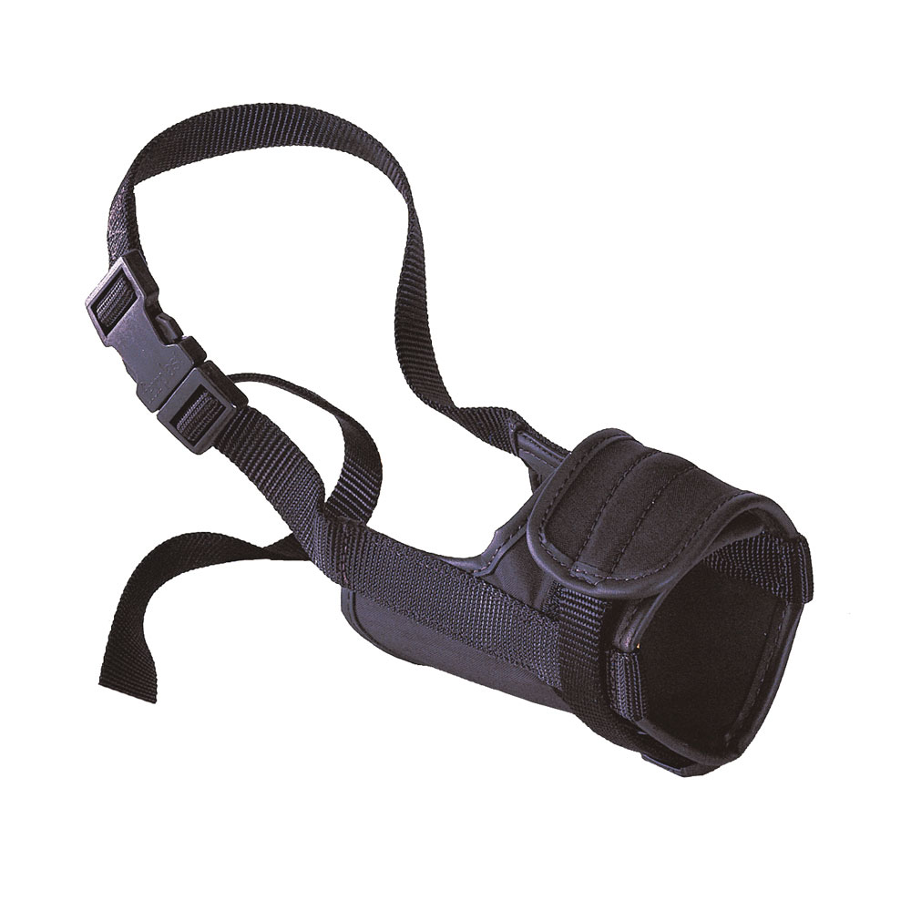 Ferplast Safe Muzzle Extra Large - čierny nylonový náhubok