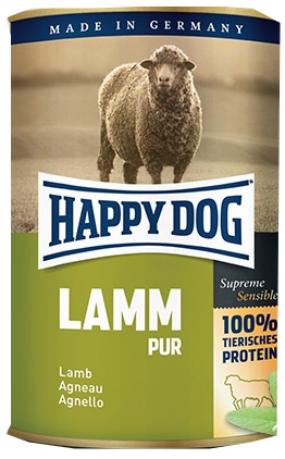 Happy Dog konzerva pre psy Lamm pur s jahňacím mäsom 200g