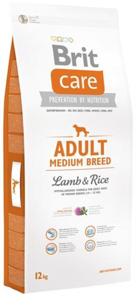 BRIT Care dog Adult Medium Breed Lamb & Rice 12 kg