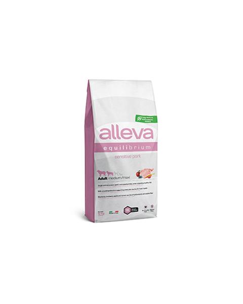 Alleva EQUILIBRIUM dog sensitive pork adult medium/maxi 12 kg + DOPRAVA ZDARMA