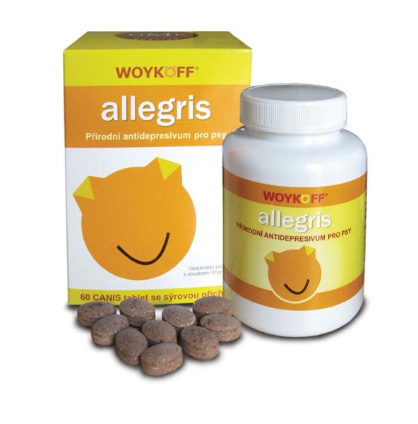 Allegris prírodné antidepresívum pre psov 60 tbl.