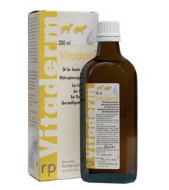 Vitaderm olej na podporu funkcií kože a srsti pre psy a mačky 200 ml