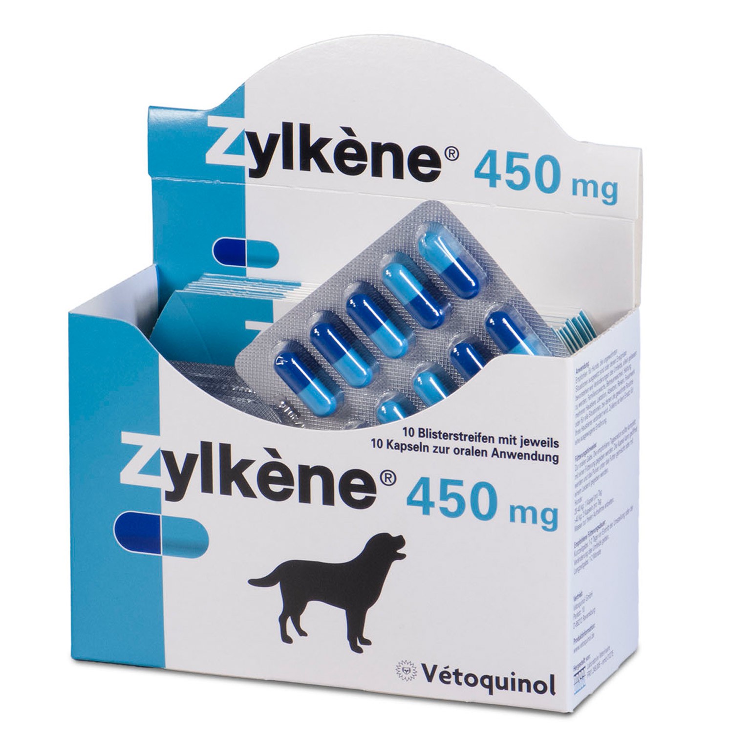 Zylkéne Zylkéne na prekonanie stresu u psov a mačiek 450 mg  10 x 10 kapsúl