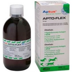 Aptus APTO-FLEX VET sirup pre podporu chrupaviek a väzov pre psy a mačky 200 ml