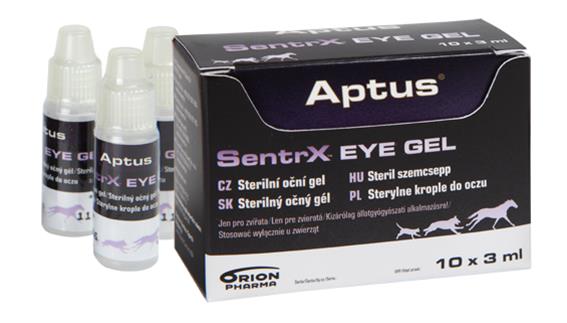 Aptus SentrX Eye Gel na zvlhčenie očnej rohovky u psov, mačiek a koní 10 x 3 ml 