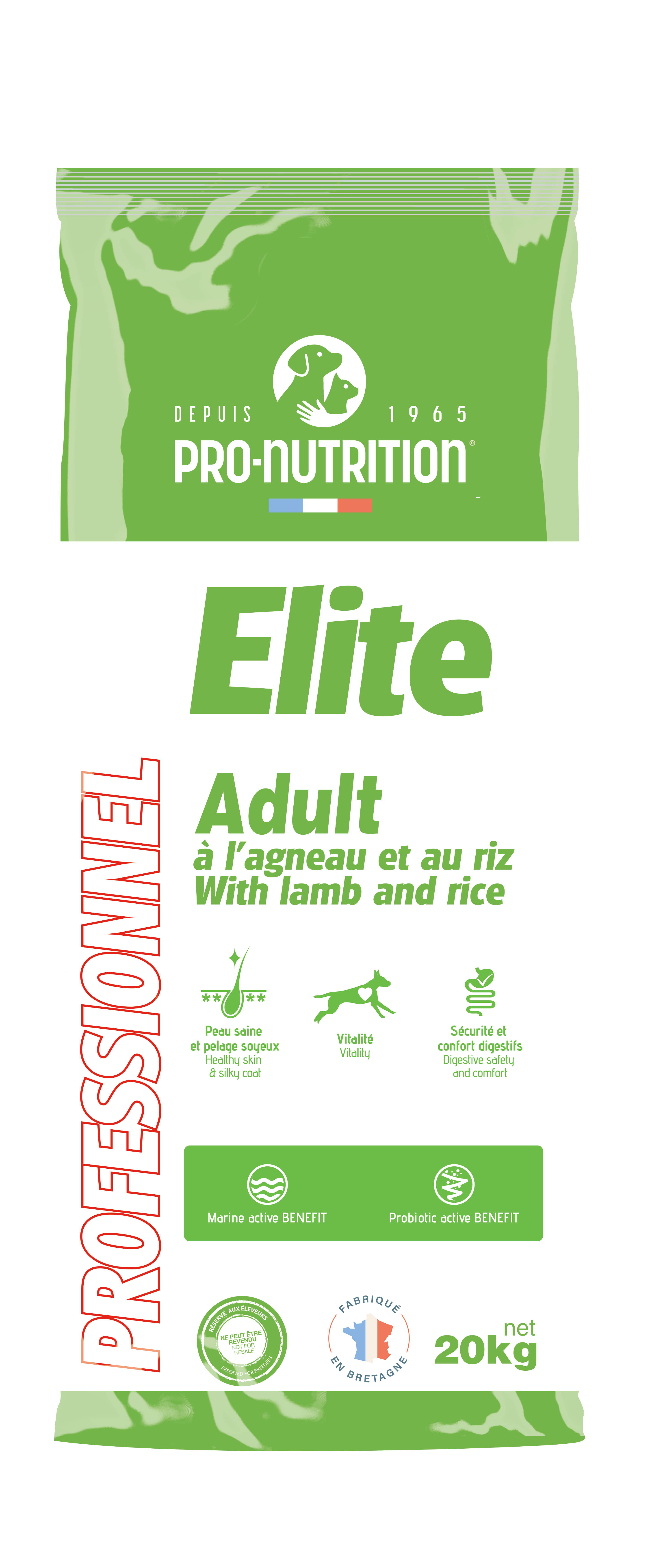 Flatazor Pro-Nutrition Elite adult lamb & rice 20 kg