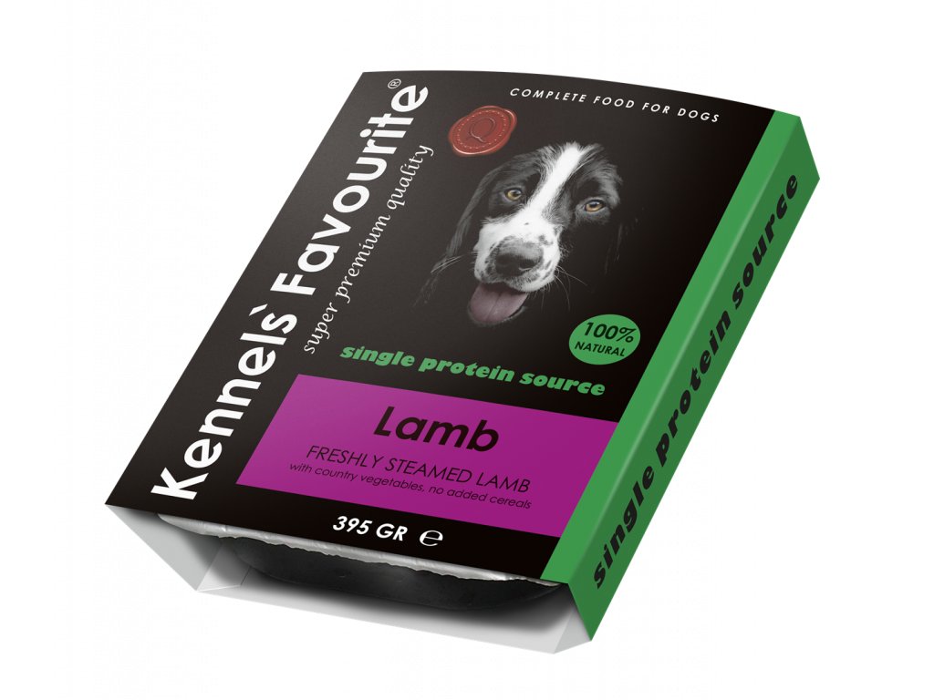 Mäsová pochúťka pre psov - Kennels Favourite jahňacie 395 g