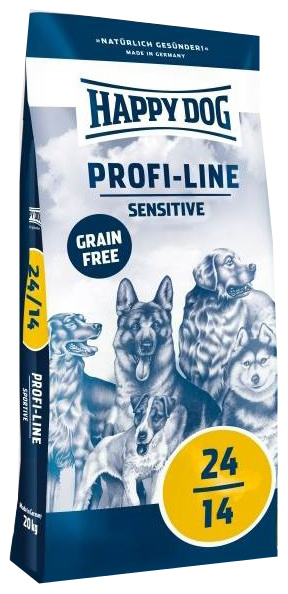 Happy Dog Profi 24/14 SENSITIVE Grainfree 20 kg + DORPAVA ZDARMA