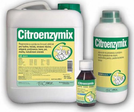 Citroenzymix roztok s obsahom pepsínu na zlepšenie  trávenia 100 ml 