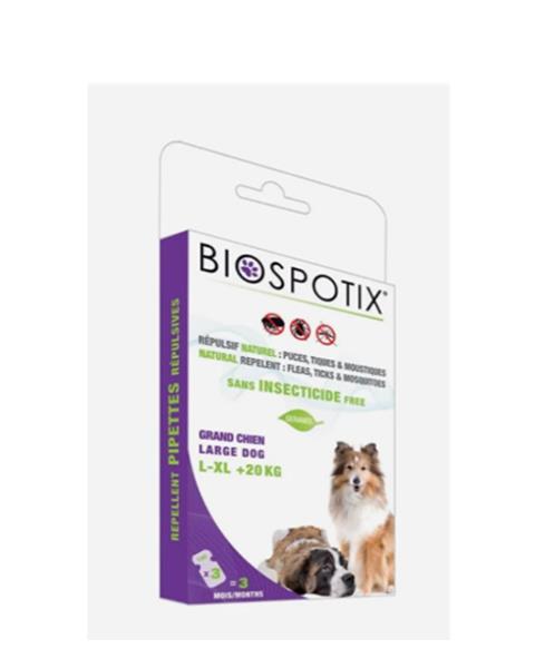 BIOGANCE Biospotix Dog spot-on L-XL s repelentným účinkom 3 x 3 ml (nad 20 kg)