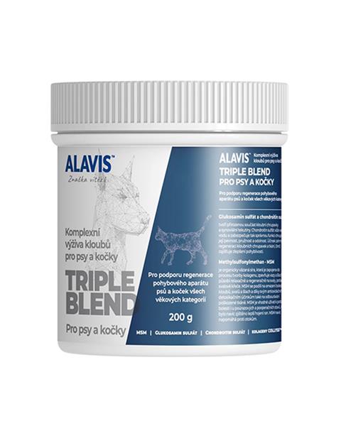 ALAVIS Triple Blend Komplexná kĺbová výživa pre psy a mačky v prášku plv. 200 g