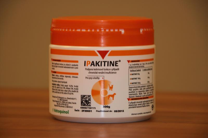 IpaKitine doplnkové krmivo v prášku na podporu obličiek u psov a mačiek 300 g