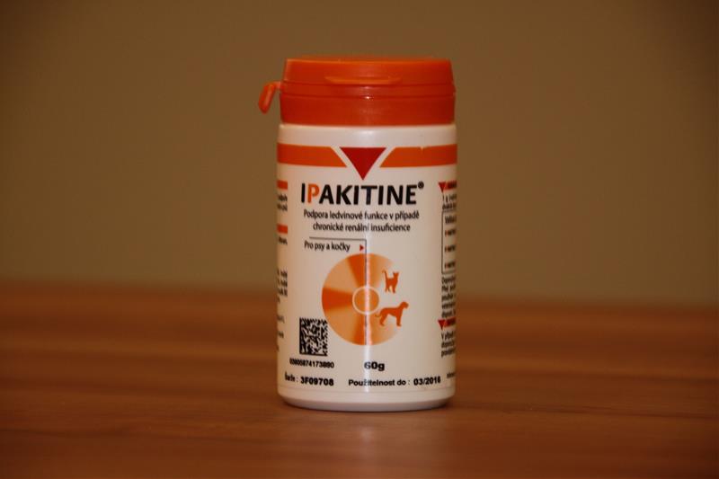 IpaKitine doplnkové krmivo v prášku na podporu obličiek u psov a mačiek 60 g