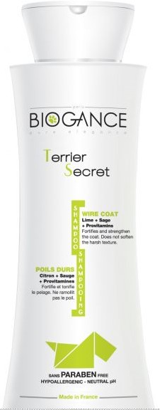 BIOGANCE Terrier Secret (Wire Coat) shampoo 250 ml (Šampón pre teriérov)