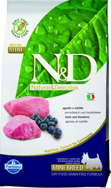 Farmina N&D dog PRIME adult mini lamb&blueberry 2,5 kg