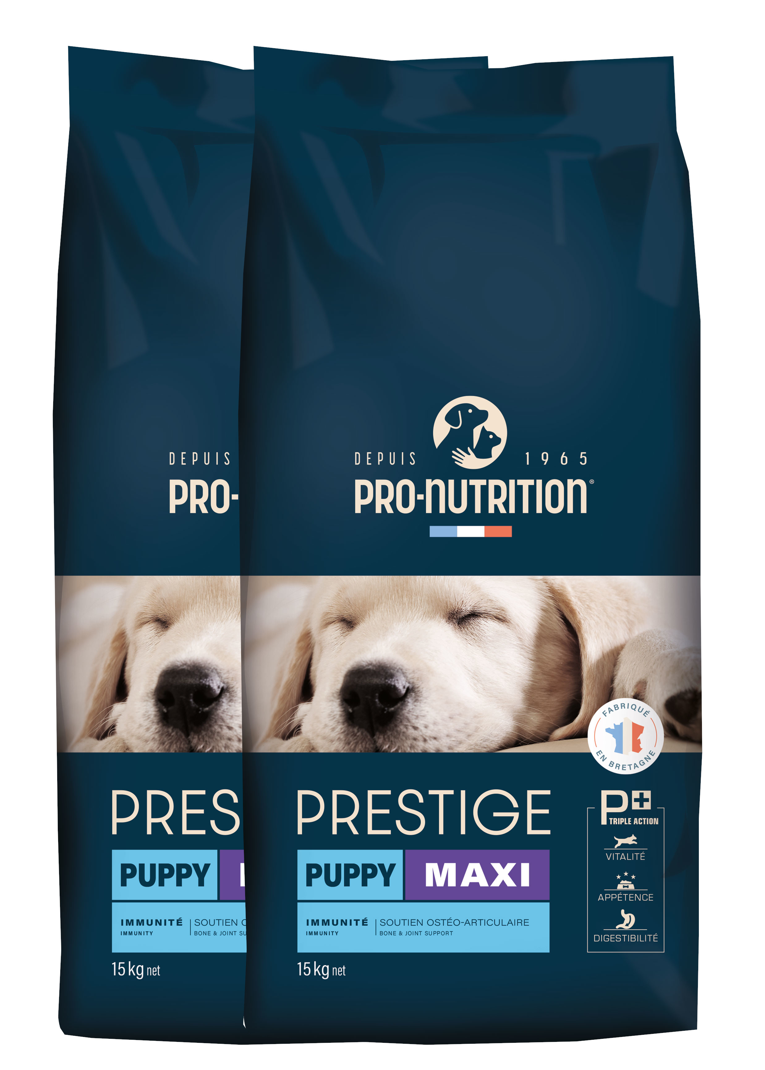 2x Flatazor Pro-Nutrition Prestige puppy maxi 15 kg + DOPRAVA ZDARMA