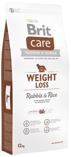 BRIT Care dog Weight Loss Rabbit & Rice 12 kg