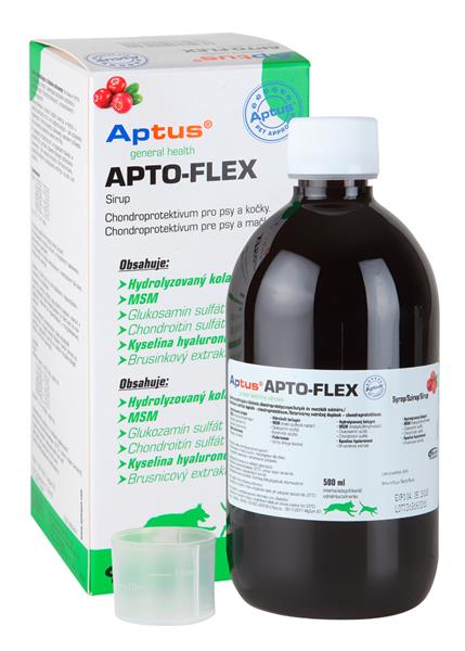 Aptus APTO-FLEX VET sirup pre podporu chrupaviek a väzov pre psy a mačky 500 ml