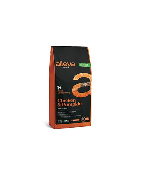 Alleva NATURAL dog adult medium chicken & pumpkin 2 kg