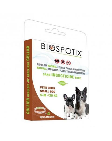 BIOGANCE Biospotix Small dog S-M Obojok s repelentným účinkom 38 cm (do 30 kg)