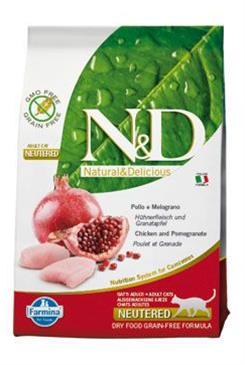 Farmina N&D cat PRIME adult, neutered chicken&pomegranate 10 kg + DOPRAVA ZDARMA