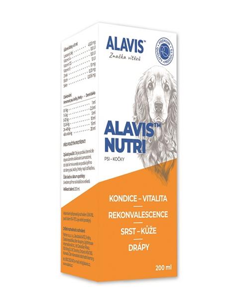 ALAVIS Nutri lososový olej obohatený o minerály a vitamíny pre psy a mačky 200ml