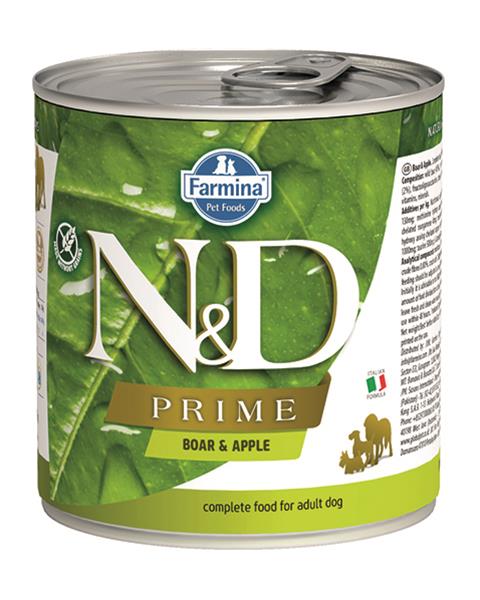 Farmina N&D dog PRIME boar & apple konzerva pre psy 285 g