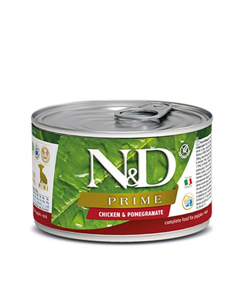 Farmina N&D dog PRIME puppy, chicken & pomegranate konzerva pre psy 140 g