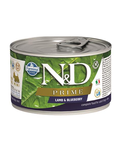 Farmina N&D dog PRIME lamb & blueberry konzerva pre psy 140 g