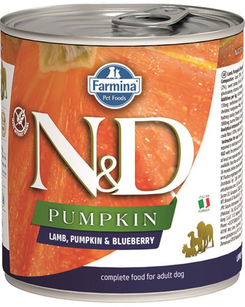 Farmina N&D dog PUMPKIN & lamb & blueberry konzerva pre psy 285 g