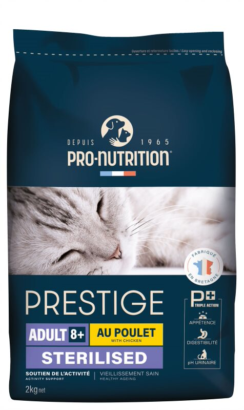 Flatazor Pro-Nutrition prestige cat adult 8+ Sterilised 2 kg