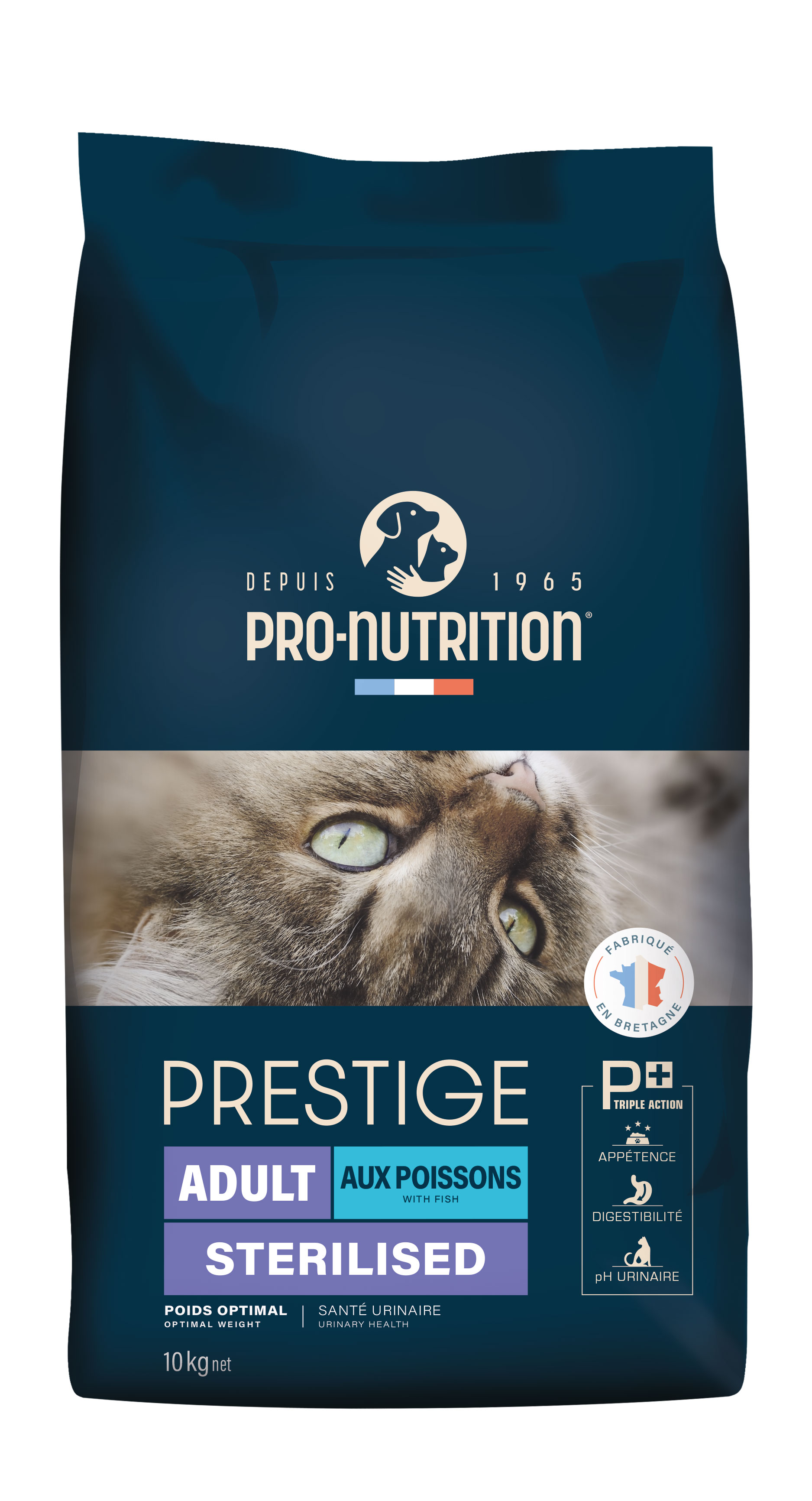 Flatazor Pro-Nutrition Prestige cat adult sterilised with fish 10 kg